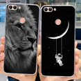 thumbnail image 4 of For Huawei P Smart Case FIG-LX1 Soft Silicone TPU Clear Cases For Huawei P Smart 2018 2017 Cover Coque Funda Butterfly Astronaut 616 Huawei P Smart, 4 of 6