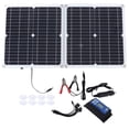 thumbnail image 2 of Panel Solar De 50 W, Kit De Panel Solar Monocristalino Portátil Plegable Con Cable De Extensión De Controlador De Carga Solar De 100 A Para RV Para Casa Para Barco ANGGREK Otros, 2 of 8