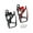 Black - Black red, variant on WEST BIKING Bike Water Bottle Cage, MTB Road Bicycle Water Bottle Holder, 2 Pcs