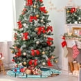 thumbnail image 4 of FMSHPON Fantasy WindowGiftsChristmas Tree Xmas Christmas Tree Skirt Stand Mat for Holiday Party Decoration Indoor Outdoor 48 inches, 4 of 6