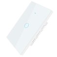 thumbnail image 1 of sweethay Interruptor táctil inteligente WIFI sin cable neutro 110V220V tuya APP RF433 control remoto control de voz interruptor de luz interruptor Electrónica Blanco Toque 1 cuadrilla, 1 of 1