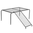 thumbnail image 4 of SHISUYAN 1 Set Metal Farmhouse Chicken Rack with Ladder Iron Chicken Feeding Platform, 4 of 7