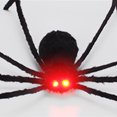 thumbnail image 4 of Teissuly Clearance Halloween Spider Motion Voice Activated, Outdoor Halloween Decorations Scary Spider Fake Hairy Spider Props For Halloween Yard Creepy Party Decor(Without Net)(Black, ) Teissuly WER202308290270, 4 of 7