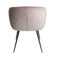 thumbnail image 4 of Modrest Luzerne Modern Pink Velvet Dining Chair, 4 of 4
