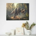 thumbnail image 6 of Balery Jungle Dinosaur Pattern Canvas Decorative Picture – 30x40in Premium Wall Art, Modern Canvas Print for Home Decor（Horizontal）, 6 of 6