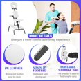 thumbnail image 5 of XgoodX Portable Massage Chair,Foam Therapy Chair Height Adjustable Tattoo Chair,Folding Travel Spa Chairs Face Cradle Salon Massage Chair with Carrying Bag-White, 5 of 9