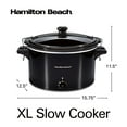 Hamilton Beach Slow Cooker, Extra Large 10 Quart, Stay or Go Portable