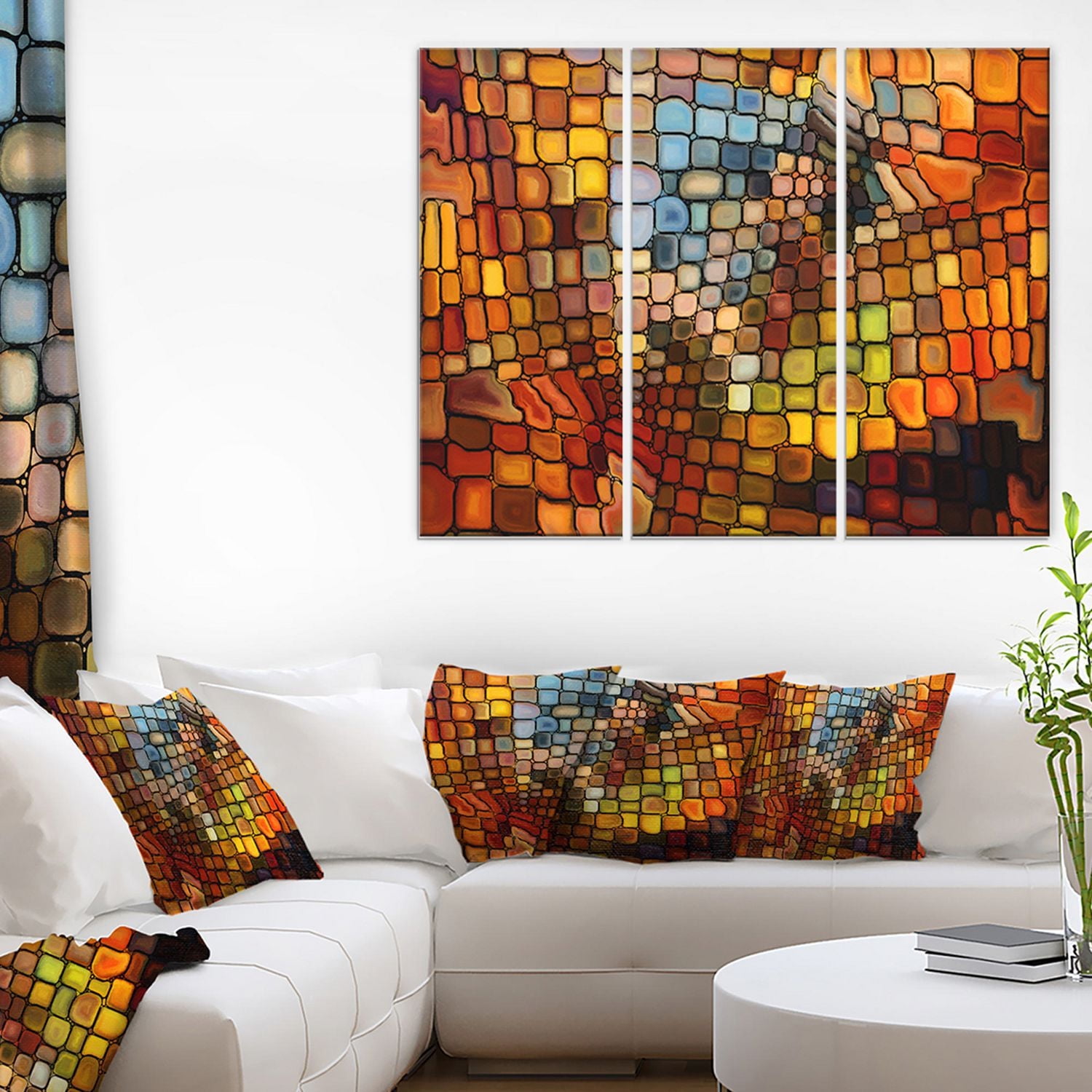 Impression sur toile « Dreaming Of Stained Glass » Design Art
