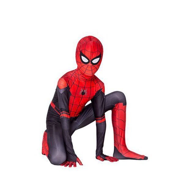 Disfraz de superhéroe de Spiderman para niños, mono de Spandex Zentai para Halloween, Cosplay de Spider Man, estilo 3D Fivean unisex