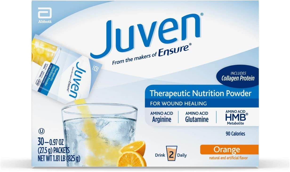 Juven Therapeutic Nutrition Drink Mix Powder for Wound Healing Support