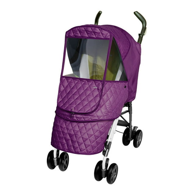 Manito Castle Alpha Protection contre les Intempéries pour Poussette Matelassée - Violet
