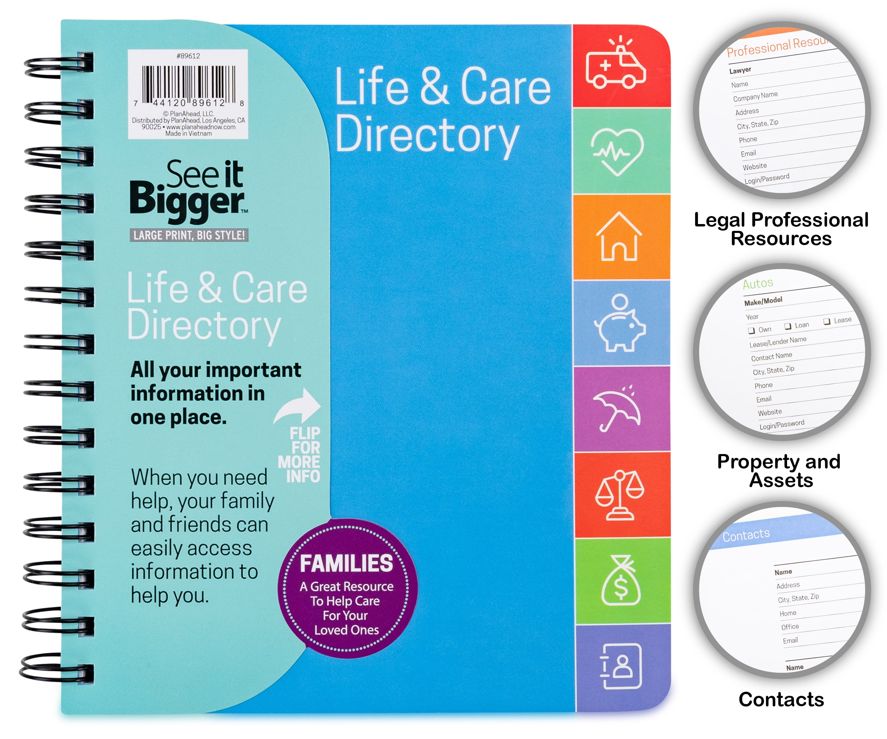 See it Bigger Life & Care Directory Planner Medium (7