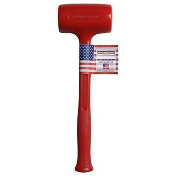 Trusty-Cook Model 3-45 oz Polyurethane Dead Blow Hammer - RedF