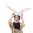 thumbnail image 2 of Cheers.US Cute Girls Hat Plush Rabbit Ears Hat Earflap Cap Head Warmer Photo Supplies Hat, 2 of 7