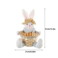Tiitstoy Bunny Easter Woven Basket for Party Favors, Handmade Easter
