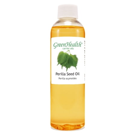 GreenHealth Perilla Seed Carrier Oil 4 fl oz Clear Plastic Bottle with Cap