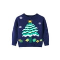 thumbnail image 1 of FOCUSNORM Unisex Kids Christmas Sweater, Christmas Tree Long Sleeve Pullover, 1 of 3