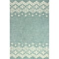 thumbnail image 1 of Bashian R120-TE-5X7.6-CL150 5 Pi x 7 Pi 6 Po Venezia Transitionnel 100 % Laine à la Main Touffeté Rectangle Zone Tapis&44; Sarcelle, 1 of 1