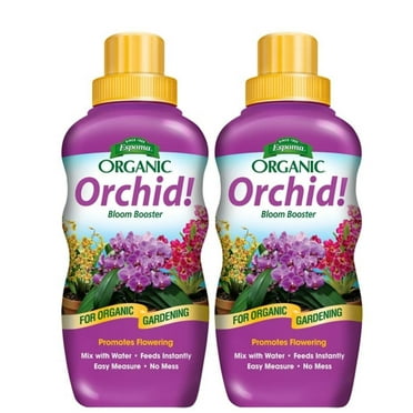 Espoma Organic Orchid! 8-ounce concentrated plant food  Plant Fertilizer and Bloom Booster for all Orchids and Bromeliads. Ideal for Phalaenopsis, Dendrobium, and Other Types of Orchids. Pack of 2