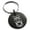Black, variant on Stainless Steel Formidable Kong Gorilla Engraved Small Medallion Circle Charm Keychain Keyring