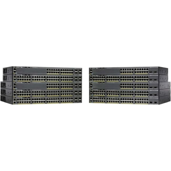Cisco Catalyst 2960X-24PS-L 24-Port Managed Ethernet Switch w 4 SFP Ports by Cisco