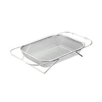 Expandable Stainless Steel Kitchen Sink Drying Rack | Retractable Vegetable Washing Basket | Dishwasher Rack | Utensil & Plate Storage Organizer | Fits Many Sink Sizes