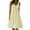 Beige, variant on Summer Savings Sundresses for Women, Womens Summer Round Neck Print Sleeveless Beach Dress Sky Blue S