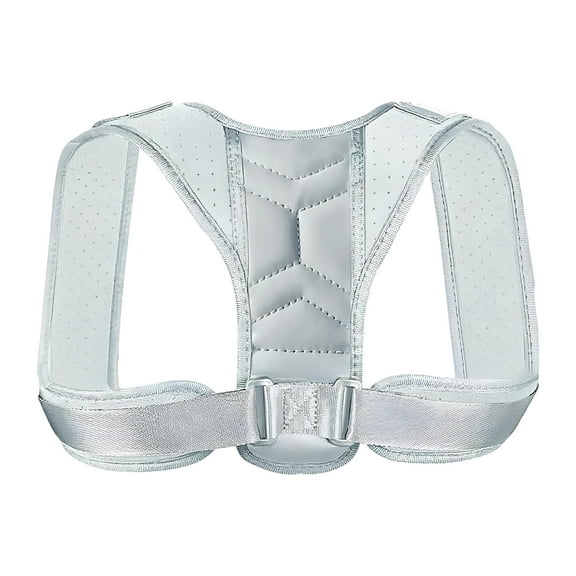 BESTSKY Back Brace Adjustable Posture Corrector for Women,Comfortable Shoulder Pain Relief,Breathable Support for Everyday Use,Grey,M