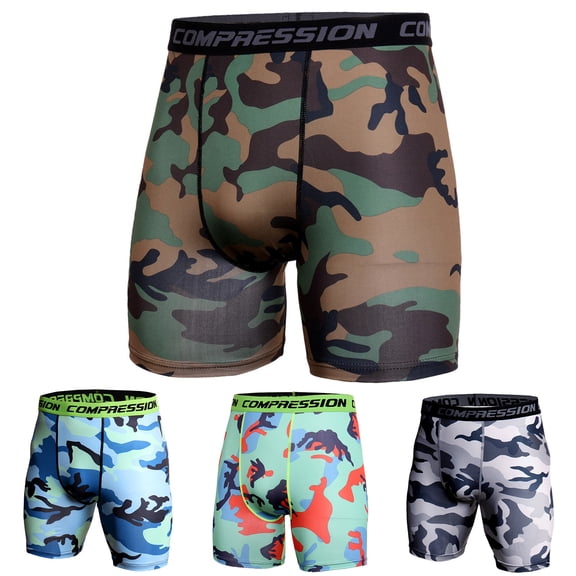 MuXiKeJi Clothes Men and Youth Boys Gym Compression Tight Shorts Quick-Drying Breathable Running Fitness Underpants