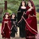 thumbnail image 3 of Disfraz Medieval Retro Palacio De Bruja De Vampiro De Halloween cos Niños Adulto Padre E Hijo, 3 of 4