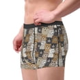 thumbnail image 3 of Kdxio Men's Boxer Briefs with Cartoon Bear Print - Comfortable and Breathable Underwear for Everyday Wear, 3 of 7