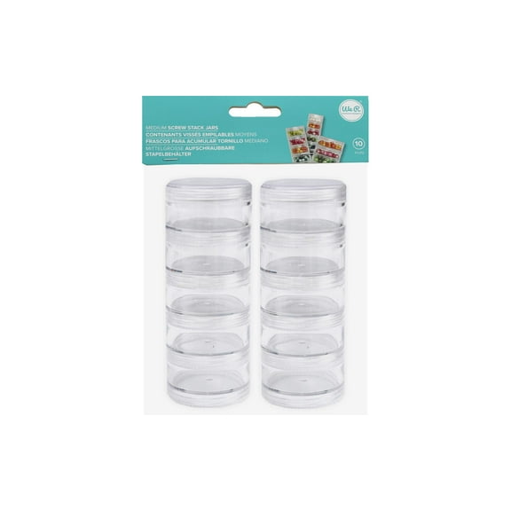 We R Memory Stack Jars Screw Top Medium 10pc