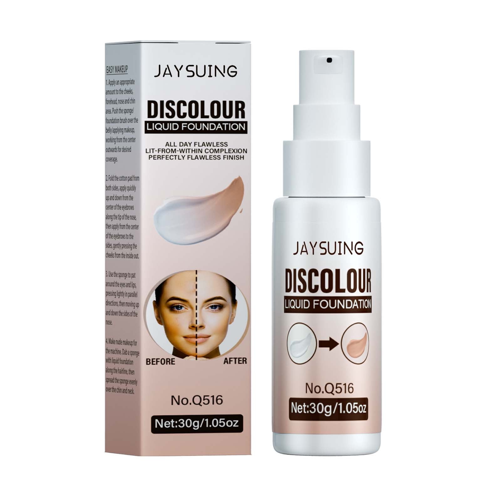 Dengmore Discount Color Changing Liquid Foundation Makeup Transforms