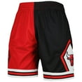 thumbnail image 2 of Men's Mitchell & Ness Black/Red Chicago Bulls Hardwood Classics 1997 Split Swingman Shorts, 2 of 3