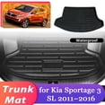 thumbnail image 2 of Car Trunk Mat For Kia For Sportage 3 SL 2011~2016 2012 2013 2014 Luggage Waterproof Rug Cargo Boot Pad Liner Carpet Cover Accessorie, 2 of 4