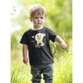 thumbnail image 2 of Funny Astronaut Lion T-Shirt Infant -Image by Shutterstock,  6 Months, 2 of 4