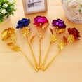 thumbnail image 4 of 24K Gold Plated Golden Rose Flower Mother‘s Day Valentine‘s Day Present Holiday Wedding Party Decor, 4 of 7