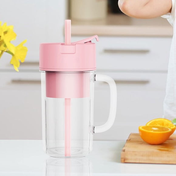 Licuadora portátil, licuadora de tamaño Personal, exprimidor recargable para mezclar alimentos, máquina exprimidora de viaje, taza para pomelos, Rosa perfecl Exprimidor eléctrico