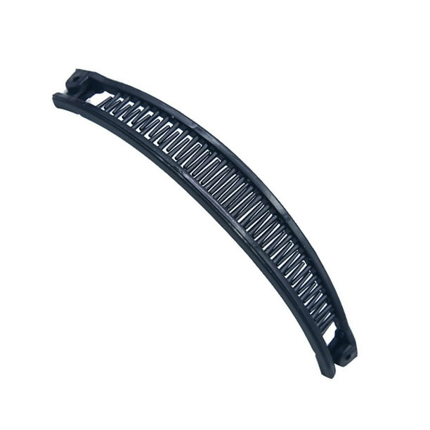 Qarigey Pinzas para el cabello Clip DIY Personalidad Moda diario Horquillas Accesorio Antideslizante Banana Barrettes Headwear Styling Negro Type3 NO3 Qarigey AP011434-01B