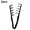 Black-2pcs, variant on Hair Volumizing Comb, ABS Plastic Fluffy Textured Styling Tool for Normal Hair, Natural Looking Hair Root Lifting and Coverage
