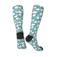 thumbnail image 4 of Balery Cartoon Funny Goose Printed Novelty Socks Men's Women's Crew Socks Sports Socks Knee High Socks Cotton Socks Quirky and Cool Socks, 4 of 9