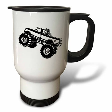 

3dRose Monster Truck - Travel Mug 14-ounce Stainless Steel