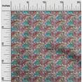thumbnail image 2 of oneOone Cotton Cambric Turquoise Blue Fabric Animal Skin Sewing Craft Projects Fabric Prints By Yard 56 Inch Wide, 2 of 5