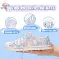 thumbnail image 2 of FUNCOO PLUS Toddler Gilrs Sandals Kids Water Shoes Summer Sneakers, Colorful Heart, Size 12, 2 of 6