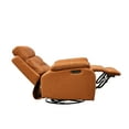 Jielarhua dual okin motor rocking and 240 degree swivel single sofa