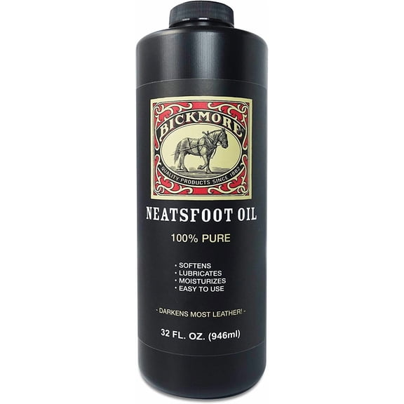 100% Pure Neatsfoot Oil - Leather Conditioner and Wood Finish