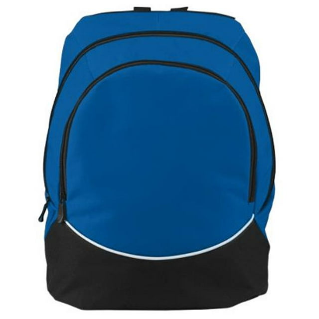 1915A Large Tri-Color Backpack, Royal Blue - All