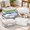Transparent White-10.5 x 10.5 x 2.5 Inch - 6 Pack, variant on Plastic Storbags With Easy-glide Zipper Pack Of 6 Durabler Vinyl Zippered For Clothesersforters Blankets Sheets Bedding (15.7 X 1