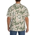 thumbnail image 3 of Sikiie Halloween Cactus Men's Wrinkle Free Untucked Cuban Shirt Business Casual Button Down Shirts Short Sleeve ShirtSmall, 3 of 5