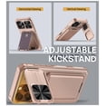 thumbnail image 4 of Funda de teléfono SSLOTSCASE para iPhone 16 Pro Max con cartera en oro rosa, 4 of 7